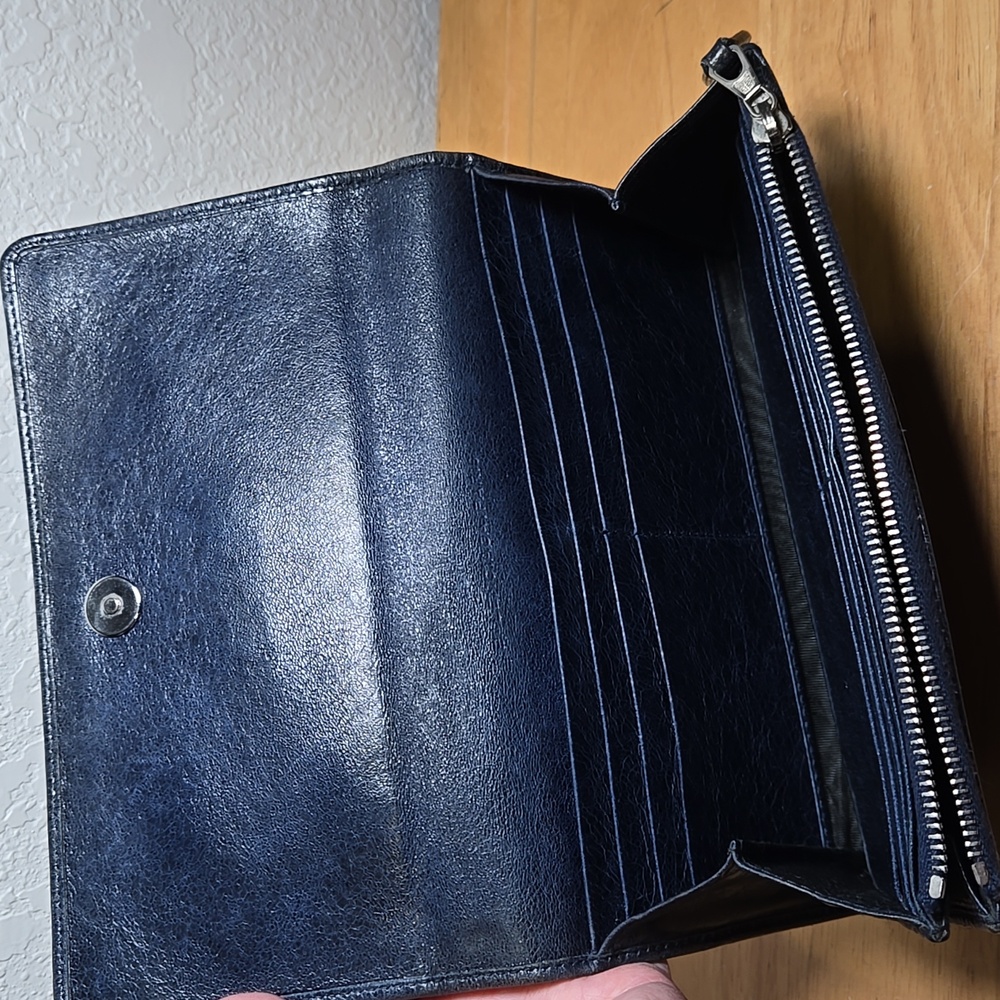 Balenciaga Motocross Le City Lambskin Long Wallet - Picture 3 of 8